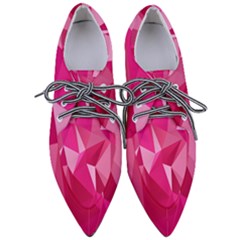 Pattern Halftone Geometric Pointed Oxford Shoes by uniart180623