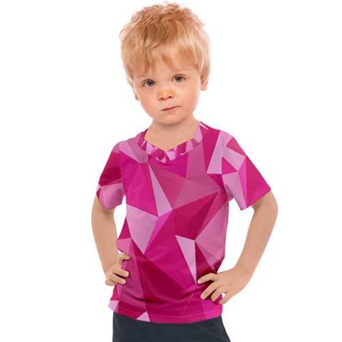 Pattern Halftone Geometric Kids  Sports Tee by uniart180623