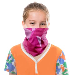 Pattern Halftone Geometric Face Covering Bandana (kids) by uniart180623