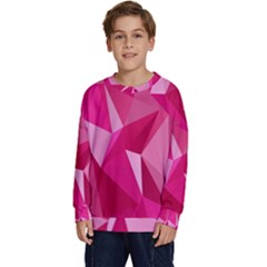 Pattern Halftone Geometric Kids  Long Sleeve Jersey by uniart180623