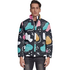 Art Pattern Design Background Print Men s Puffer Bubble Jacket Coat by uniart180623