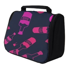 Wine Bottles Background Graphic Full Print Travel Pouch (small) by uniart180623