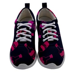 Wine Bottles Background Graphic Women Athletic Shoes by uniart180623