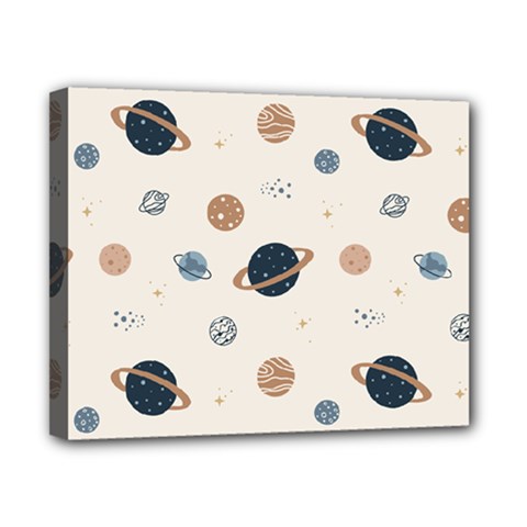 Space Planets Art Pattern Design Wallpaper Canvas 10  X 8  (stretched)