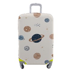 Space Planets Art Pattern Design Wallpaper Luggage Cover (small) by uniart180623