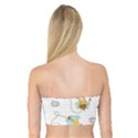 Bee Art Pattern Design Wallpaper Background Print Bandeau Top View2