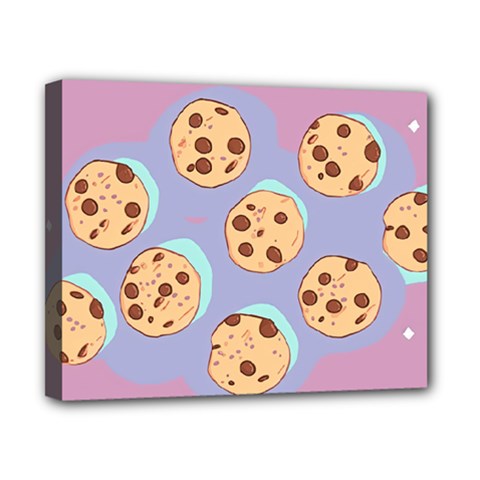 Cookies Chocolate Chips Chocolate Cookies Sweets Canvas 10  X 8  (stretched)