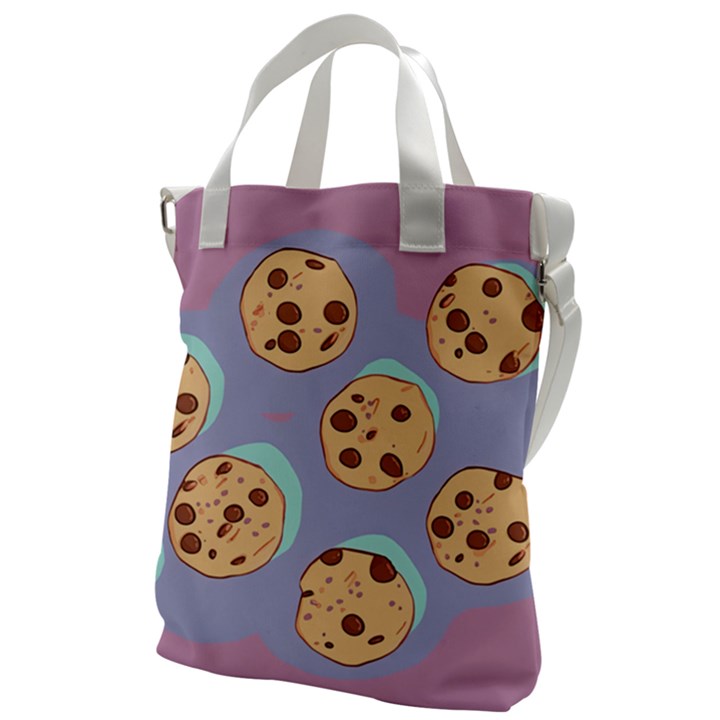 Cookies Chocolate Chips Chocolate Cookies Sweets Canvas Messenger Bag