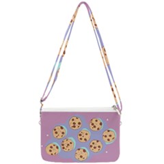 Cookies Chocolate Chips Chocolate Cookies Sweets Double Gusset Crossbody Bag by uniart180623