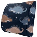 Dino Art Pattern Design Wallpaper Background Seat Cushion View3