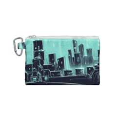 Buildings City Urban Destruction Background Canvas Cosmetic Bag (small) by uniart180623