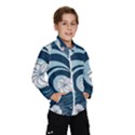 Flowers Pattern Floral Ocean Abstract Digital Art Kids  Windbreaker View1