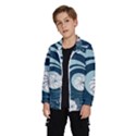 Flowers Pattern Floral Ocean Abstract Digital Art Kids  Windbreaker View2