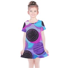 Cookies Chocolate Cookies Sweets Snacks Baked Goods Kids  Simple Cotton Dress by uniart180623