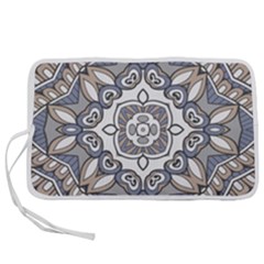 Flower Art Decorative Mandala Pattern Ornamental Pen Storage Case (s) by uniart180623