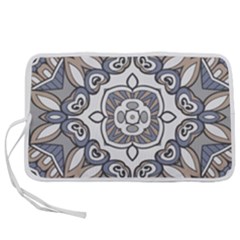 Flower Art Decorative Mandala Pattern Ornamental Pen Storage Case (m) by uniart180623