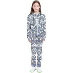 Flower Art Decorative Mandala Pattern Ornamental Kids  Tracksuit by uniart180623