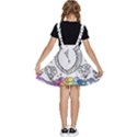 Rainbow Fun Cute Minimal Doodle Drawing Kids  Apron Dress View4