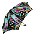 Garden Flower Nature Digital Art Abstract Mini Folding Umbrellas View2