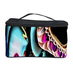 Garden Flower Nature Digital Art Abstract Cosmetic Storage Case by uniart180623