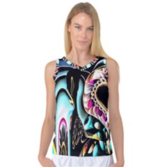 Garden Flower Nature Digital Art Abstract Women s Basketball Tank Top by uniart180623