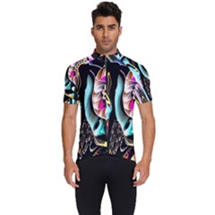 Garden Flower Nature Digital Art Abstract Men s Short Sleeve Cycling Jersey by uniart180623