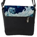 Waves Ocean Sea Pattern Water Tsunami Rough Seas Removable Flap Cover (S) View2