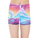 Waves Ocean Sea Tsunami Nautical Kids  Sports Shorts View1