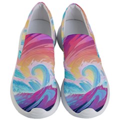 Waves Ocean Sea Tsunami Nautical Women s Lightweight Slip Ons by uniart180623