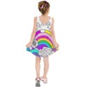 Rainbow Fun Cute Minimal Doodle Drawing Art Kids  Sleeveless Dress View2