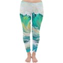 Waves Ocean Sea Tsunami Nautical Art Classic Winter Leggings View1