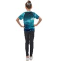 Tsunami Waves Ocean Sea Nautical Nature Water Kids  Mesh Piece Tee View2