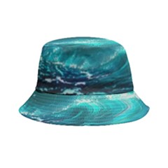 Tsunami Waves Ocean Sea Nautical Nature Water Bucket Hat by uniart180623