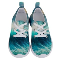 Waves Ocean Sea Tsunami Nautical Painting Running Shoes