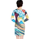 Waves Ocean Sea Tsunami Nautical Arts Long Sleeve Nightdress View2