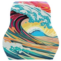 Waves Ocean Sea Tsunami Nautical Arts Car Seat Back Cushion  by uniart180623