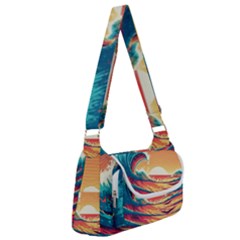 Waves Ocean Sea Tsunami Nautical Art Nature Multipack Bag by uniart180623