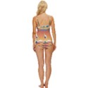 Waves Ocean Sea Tsunami Nautical Art Nature Knot Front One-Piece Swimsuit View4