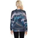 Tsunami Waves Ocean Sea Water Rough Seas Hidden Pocket Sweatshirt View2