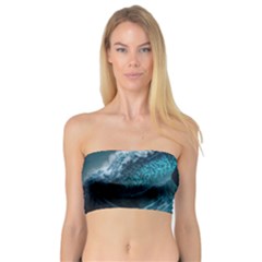 Tsunami Waves Ocean Sea Water Rough Seas Bandeau Top by uniart180623