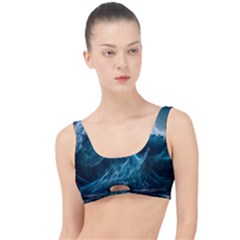 Tsunami Waves Ocean Sea Water Rough Seas The Little Details Bikini Top by uniart180623