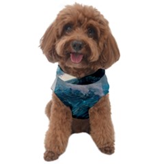 Tsunami Waves Ocean Sea Water Rough Seas Dog Sweater by uniart180623