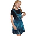 Tsunami Waves Ocean Sea Water Rough Seas Kids  Apron Dress View3