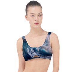 Tsunami Waves Ocean Sea Water Rough Seas The Little Details Bikini Top by uniart180623