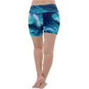 Tsunami Tidal Wave Ocean Waves Sea Nature Water Lightweight Velour Yoga Shorts View4