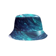 Tsunami Tidal Wave Ocean Waves Sea Nature Water Bucket Hat (kids) by uniart180623