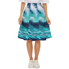 Tsunami Tidal Wave Ocean Waves Sea Nature Water Classic Short Skirt by uniart180623