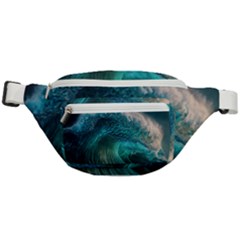 Tsunami Waves Ocean Sea Water Rough Seas Fanny Pack by uniart180623