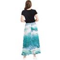 Waves Ocean Sea Tsunami Nautical Blue Sea Maxi Chiffon Skirt View2