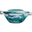 Waves Ocean Sea Tsunami Nautical Blue Sea Fanny Pack View1